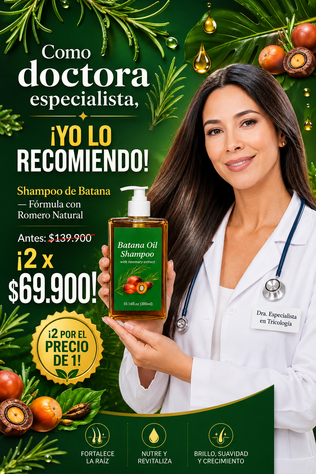 Shampoo Batana oil