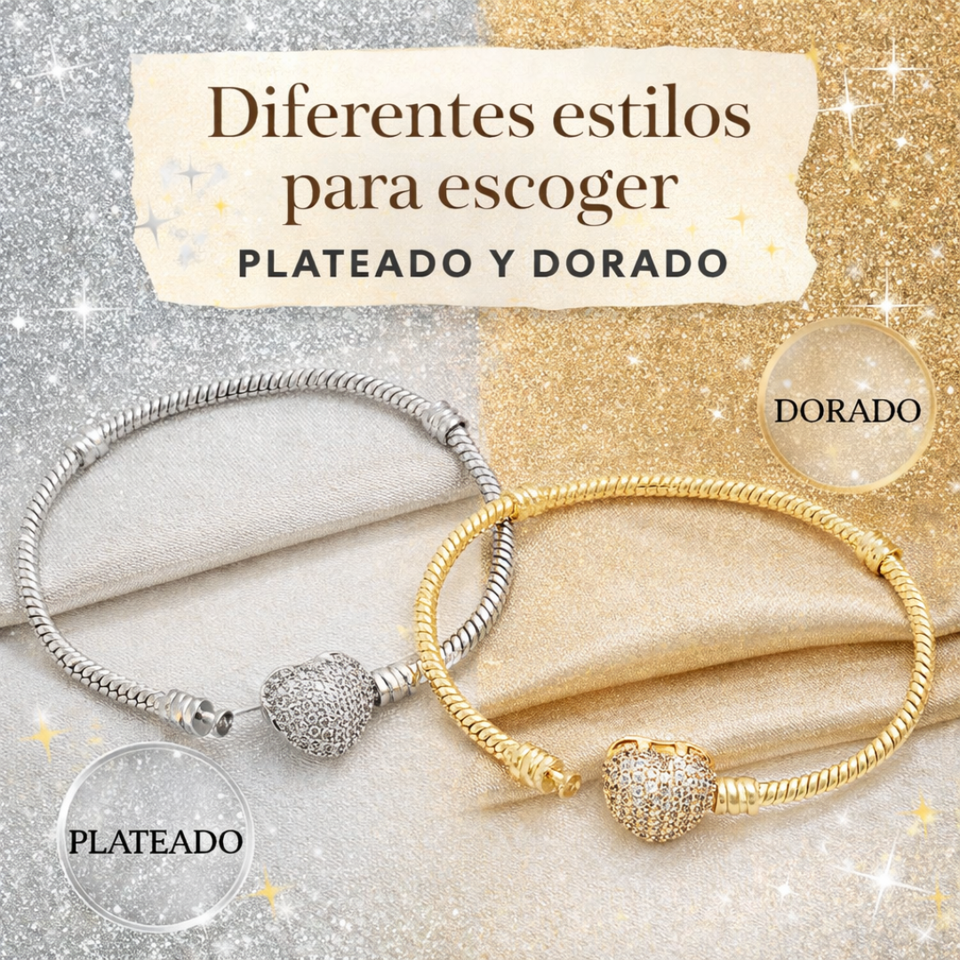 💖 PULSERA TIPO PANDORA