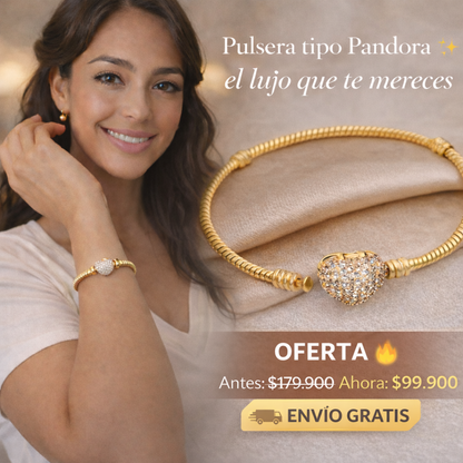 💖 PULSERA TIPO PANDORA